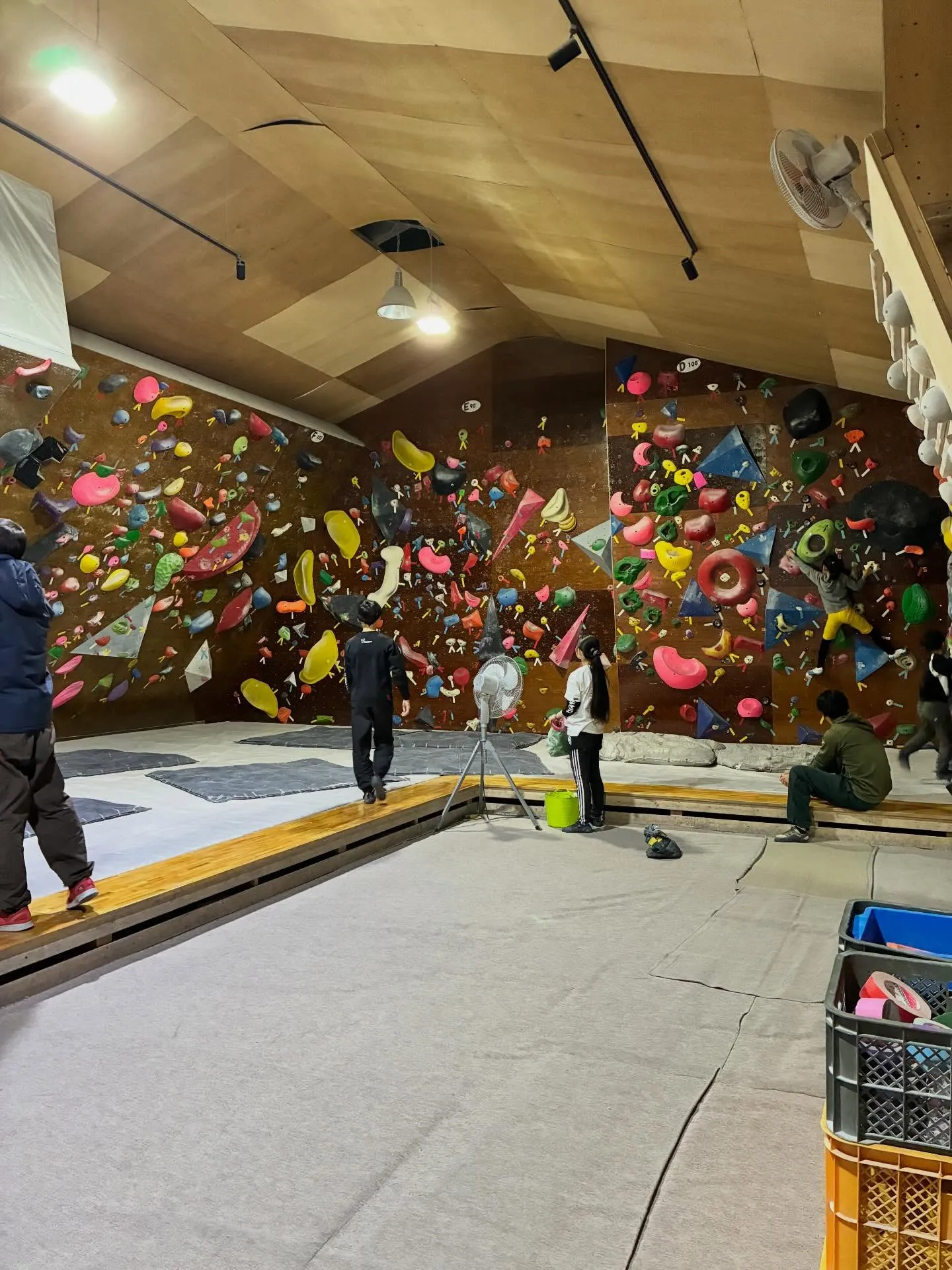 長ものでアップしたら、チビッコと高学年に分かれて登ります😊