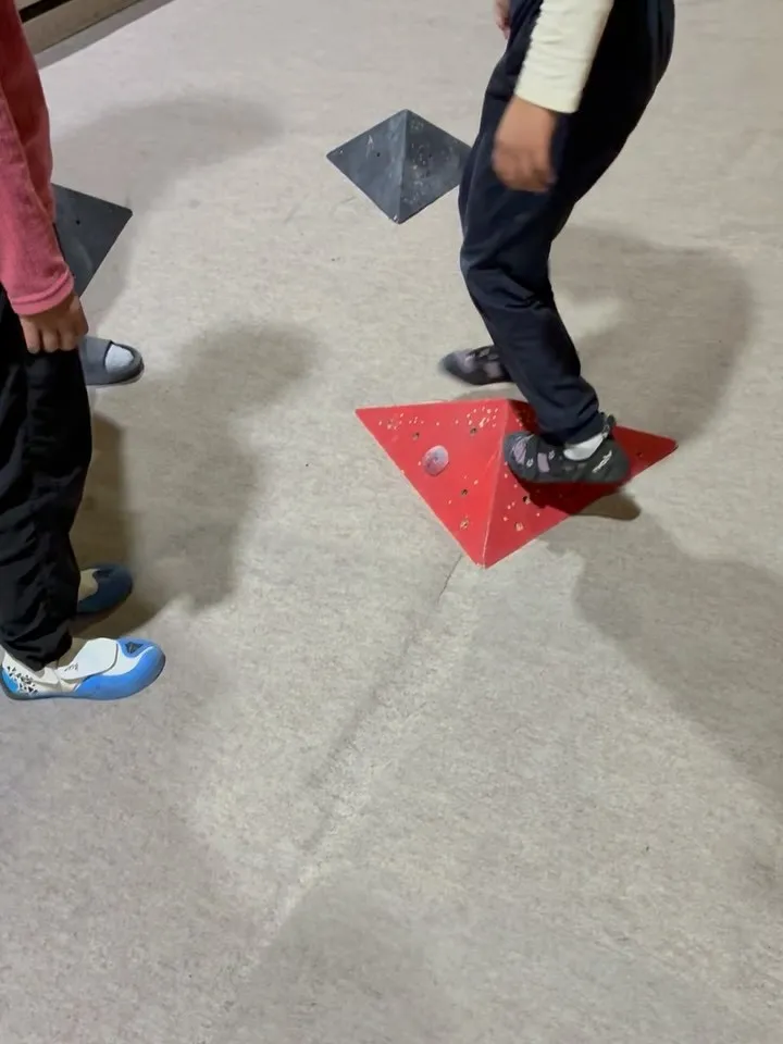 爪先を使う練習。